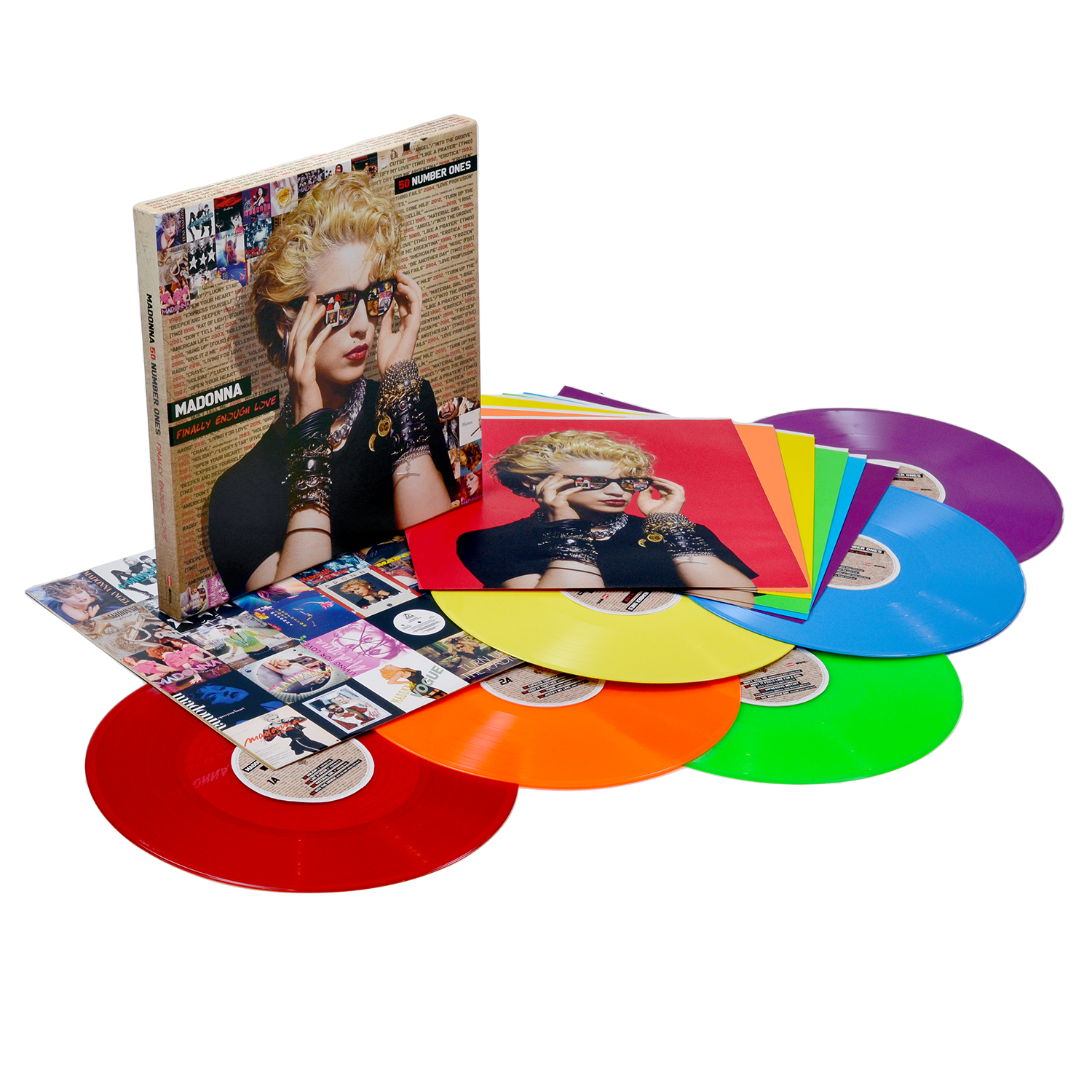 Madonna Finally Enough Love: Fifty Number Ones Rainbow Edition