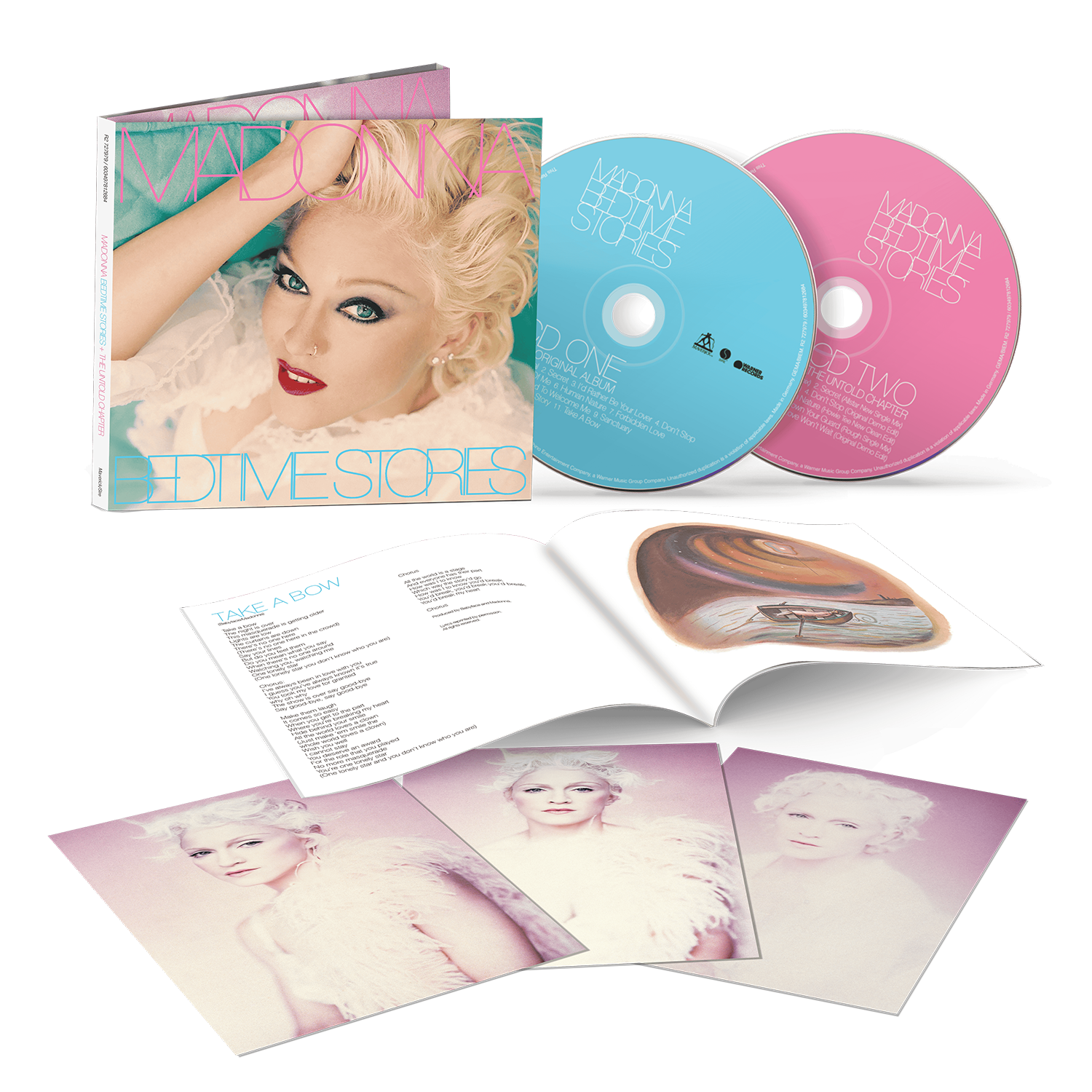 Madonna - BEDTIME STORIES 2-CD SET + POSTCARDS – Madonna