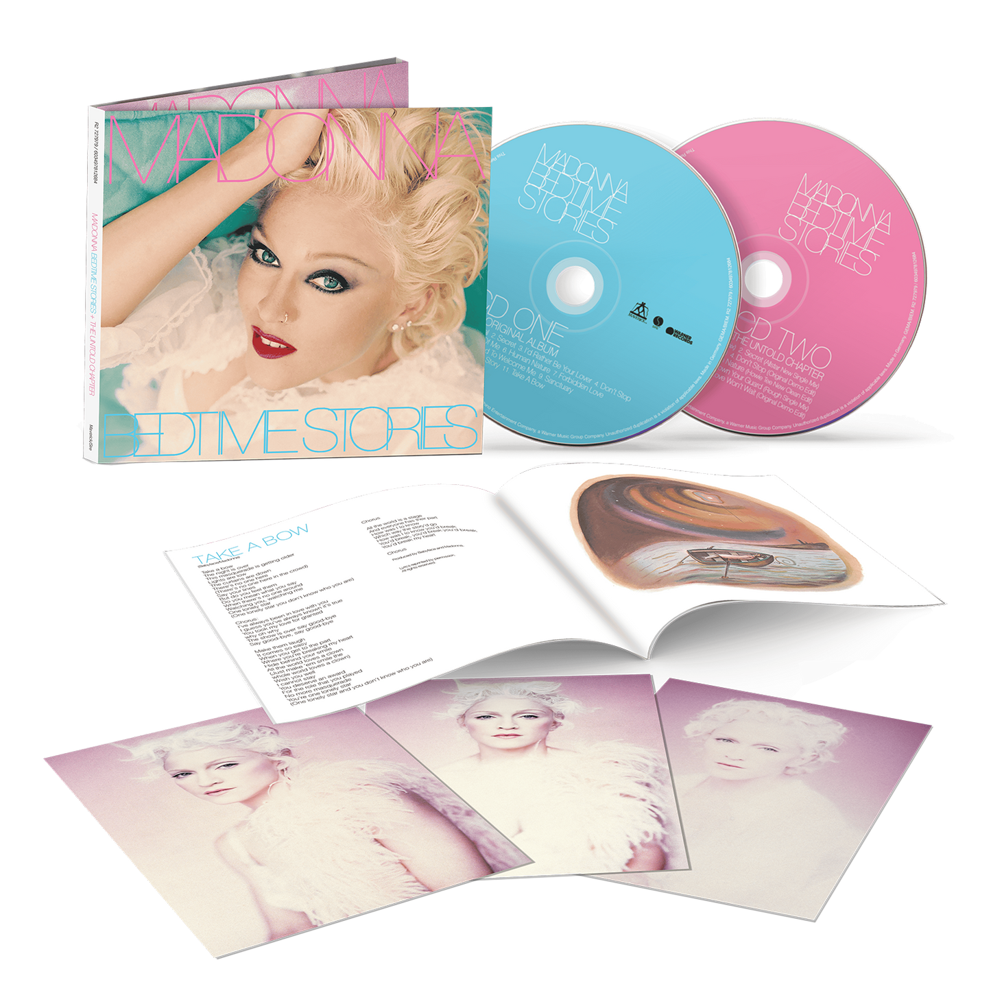 BEDTIME STORIES 2-CD SET + POSTCARDS