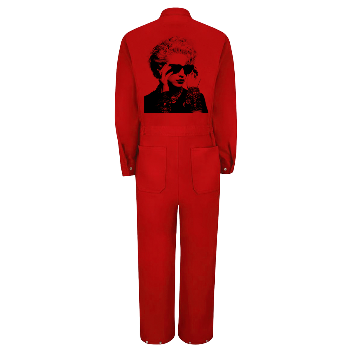Men red jumpsuit hot sale