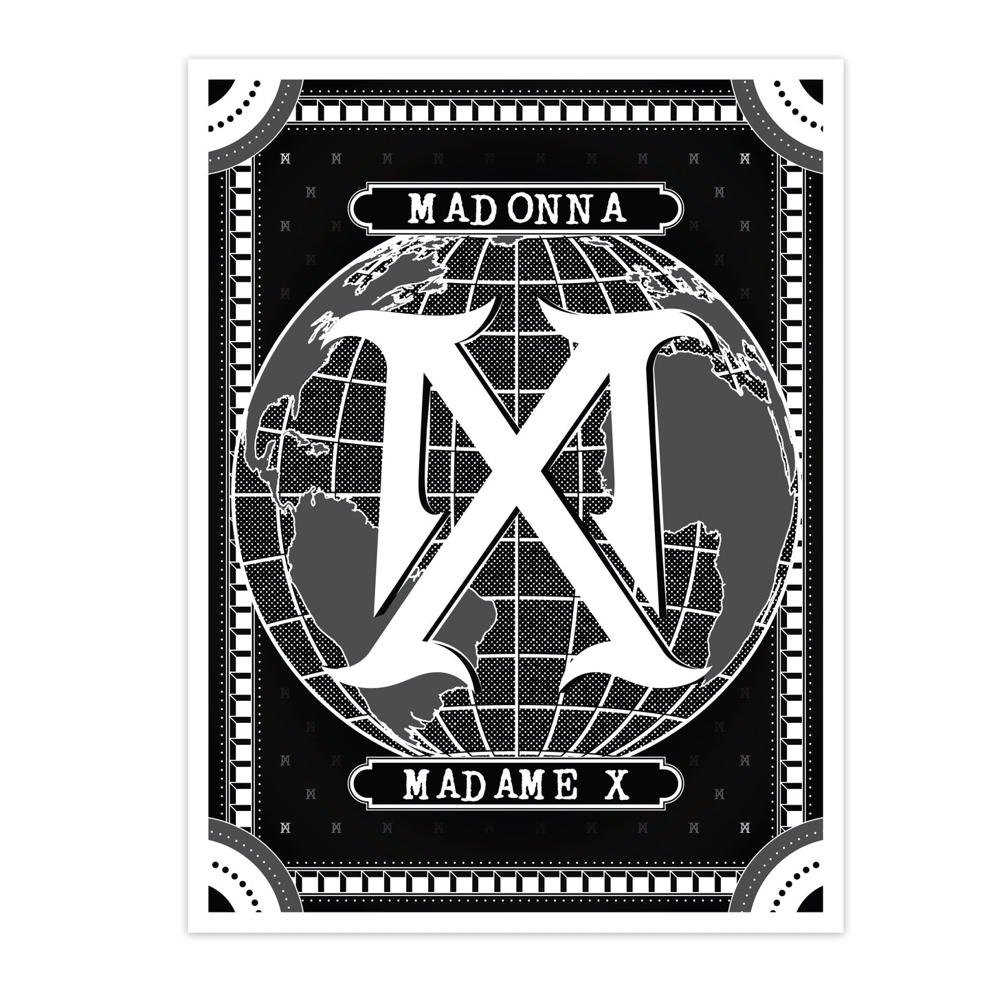 Madonna Madame X Logo Litho