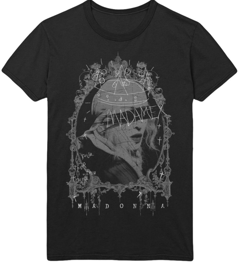 Madonna Majesty Black Tee