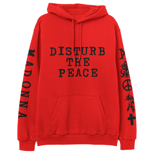 Disturbe The Peace Red Pullover Hoodie