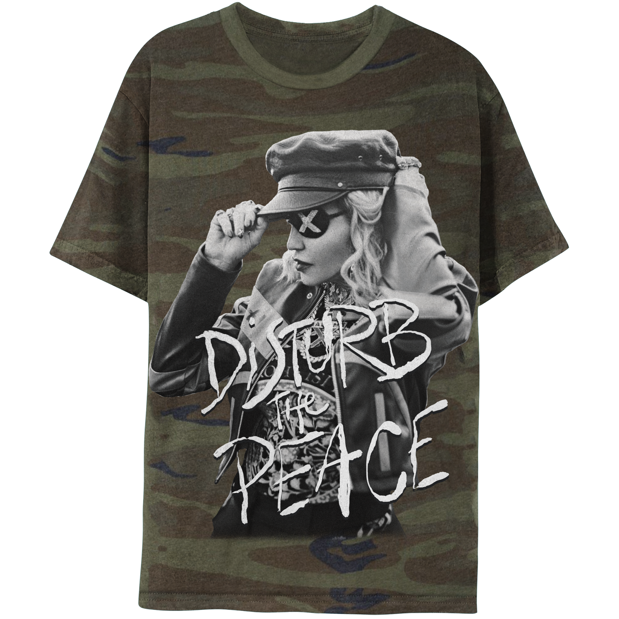 Madonna - Disturbe the Peace Madame X Camo Tee – Madonna - Boy Toy, Inc. UK