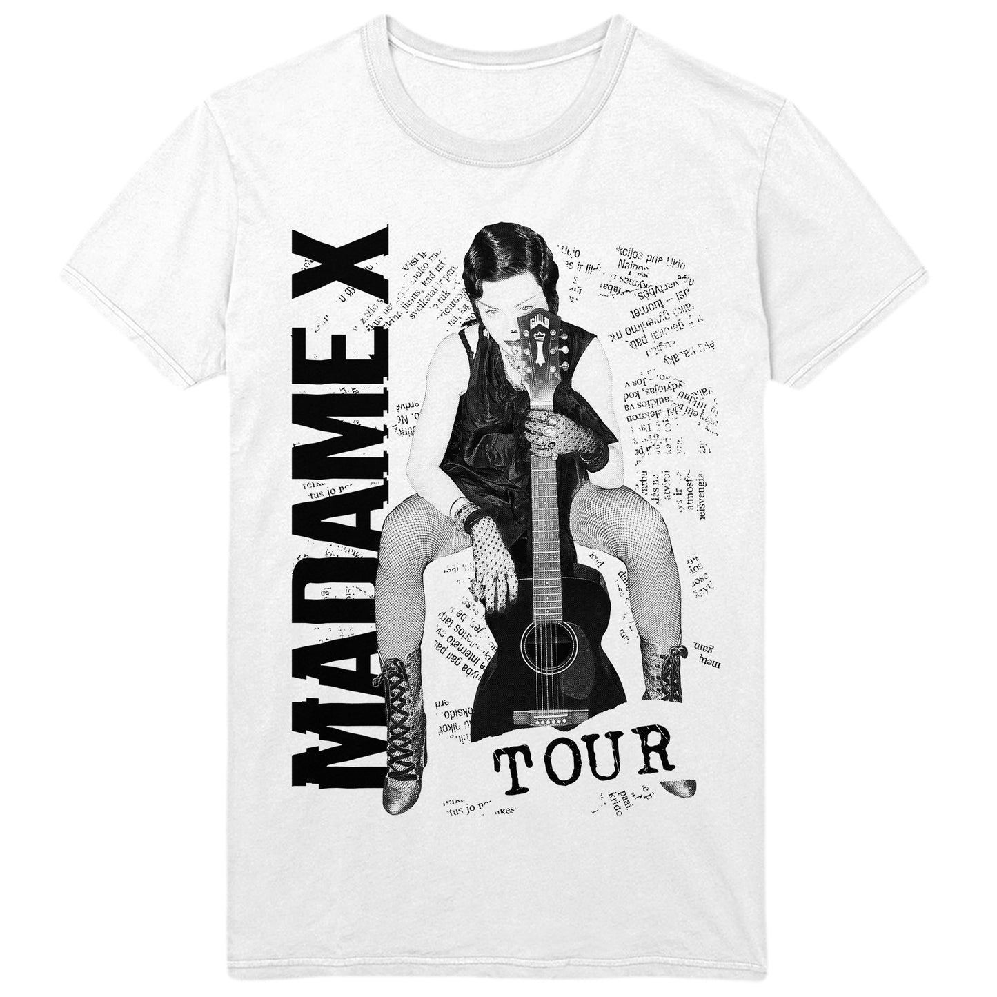 Madonna Headline White Tee