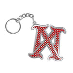 MX Rhinestone keychain