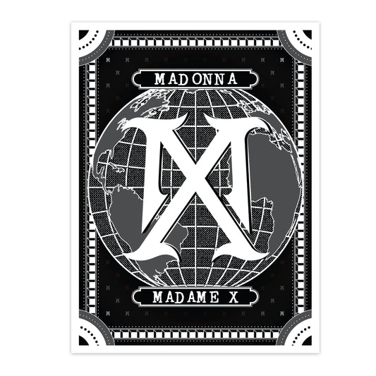 Madonna Madame X Logo Litho