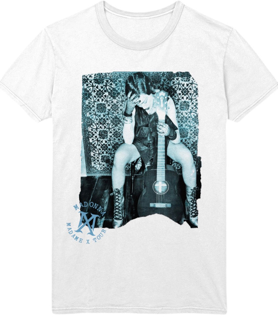 Madonna Azulejo White Tee